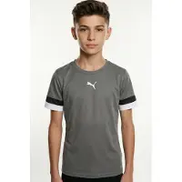 Tres T-Shirt fonctionnel 'TeamRise' gris foncé / noir / blanc