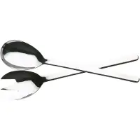 Esmeyer Couverts à salade BETTINA, lot de 2, longueur : 236 mm, en acier inoxydable chromé 18/10, lavables, Couverts de service, Argent