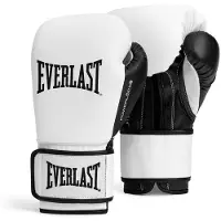 Everlast Powerlock Og Boxing Gloves Blanc 12 oz