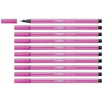Stabilo Stylo feutre premium - Pen 68 - pack de 10 - rose fluo (10x)