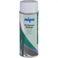MIPA Apprêt époxy monocomposant en spray, apprêt antirouille, enduit, à fort pouvoir couvrant, séchage (Gris)