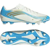 Adidas Chaussure de foot 'F50 Messi Club' ivoire / bleu ciel / or