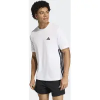 Adidas T-shirt à Manches Courtes Workout Essentials Feelready 3 Stripes
