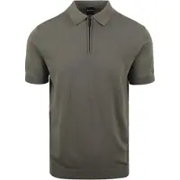 Suitable Polo Demi-Zip Vert taille XXL