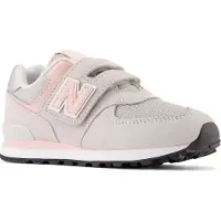 New Balance Baskets '574' gris / rose / blanc