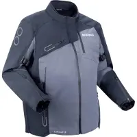 Bering Oxygène King Size veste textile étanche Noir/Gris 4XL unisex