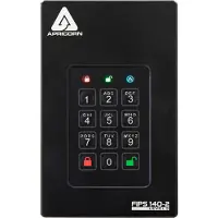 Apricorn Aegis Fortress L3 - 1 To - 3.2 Gen 1 (3.1 Gen 1) - 5400 RPM - Noir