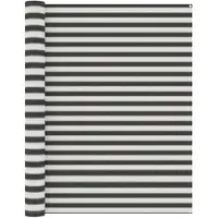 vidaXL Tapis De Tente 250x200 Cm Anthracite Et Blanc