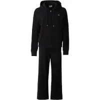 EA7 pour femme. 7W000464_AF13135 Train Core Lady Set Oh Black (M), Noir, Casuel, Sport, Coton, Synthétique, Sportswear, Multisport, Manche l