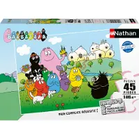 Nathan Puzzle Le monde des Barbapapa 45 pièces