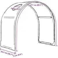 vidaXL Housses de lit, lot de 2, bleu, 211 x 52,5 x 2 cm, polyester