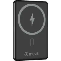 Muvit Batterie Externe 5000mah Mcchp0009 20w Wireless Includes Usb Type-c Cable