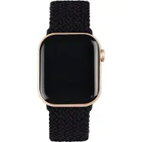 IDEAL OF SWEDEN Soft Braid Watch Band Apple Watch | 44/45/46/49 mm - Iconic Black