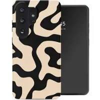 Selencia Coque arrière Vivid pour Samsung Galaxy S26 Ultra - Art Wave Black