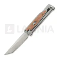 Reate Couteau OG EXO Elmax Tanto, Orange Micarta
