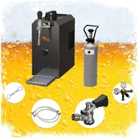 Ich-zapfe Ensemble complet Tireuse a biere - JET 30 machine a biere, pompe a biere 1 ligne, 35 litres/h, professionnelle, KEG: Type G