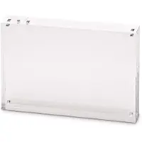 MAUL Cadre photo (L)178 x (P)30 x (H)127 mm, en acrylique transparent, utilisable en format portrait ou (17.80 x 12.70 cm)