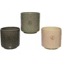Kaemingk Pot de fleurs décoratif en céramique 13 x 13 cm 1 pc.