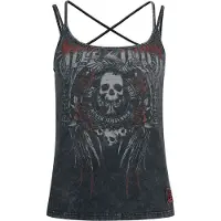 Rock Rebel by EMP Top de - Free Spirit - M - XL - pour Femme - multicolore - Taille L