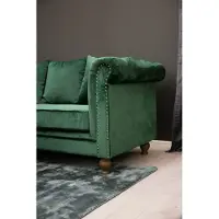 Venture Home Canapé Velvet Vert
