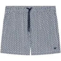 Emporio Armani pour homme. EM000583_AF20439 Maillot de bain Motif blanc (S), Beachwear, Polyester