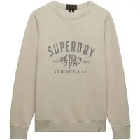 Superdry Sweat-shirt beige / gris foncé