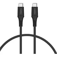 IMoshion Braided USB-C vers câble USB-C - 0,25 mètre - Noir