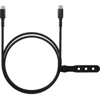 Fairphone Câble de recharge LongLife USB-C vers USB-C/USB-A - 240W - 2.5 mètres - Noir