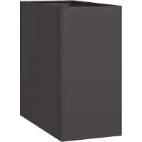 vidaXL Jardinière noir 40x80x80 cm acier