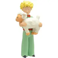 Plastoy Le Petit Prince : figurine Petit Prince avec mouton figurine