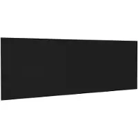 vidaXL Tête de lit murale noire 240x1,5x80 cm Bois composite