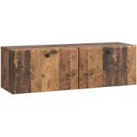 vidaXL Meuble TV mural 98 x 31 x 30 cm Bois recyclé et panneaux dérivés du bois