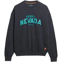 Superdry Sweat-shirt bleu cyan / noir
