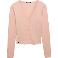 Superdry Femme Cardigan Pointelle Athletic Essential Pink Taille: 38