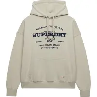 Superdry Sweat-shirt crème / bleu marine