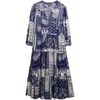 Superdry Robe bleu marine / blanc