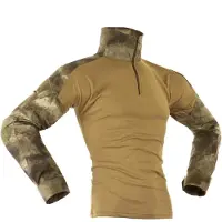 Invadergear Combat Long Sleeve T-shirt Marron L