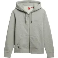 Superdry pour femme. W2012665A Sweat à capuche Essential Logo gris (L), Casuel, Coton