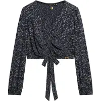 Superdry Chemisier 'Vintage' bleu marine / gris clair