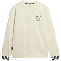 Superdry Sweat-shirt noir / blanc cassé