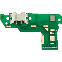 Huawei , connecteur de charge Micro-USB de remplacement avec câble flexible pour Honor 7A / Y6 (2018), couleur noire
