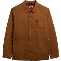 Superdry pour homme. M5012196A Veste de commerçant marron (M), Casuel, Coton