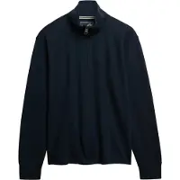 Superdry Rib Half Zip Sweater Bleu 2XL Homme