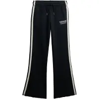 Superdry pour femme. W7011279A Pantalon Jogger Athletic Stripe Flare marine (L), Sport, Coton