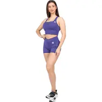 Gorilla wear Pantalon de sport violet / blanc