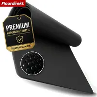 Floordirekt Tapis de protection pour le sol, tapis de fitness Sparta, 8 mm, tapis antidérapant pour équipements de fitness, tapis de course et elliptiques, 130 x 70 cm