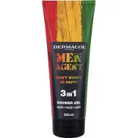Dermacol Men Agent Don't Worry Be Happy (Les hommes ne se soucient pas d'être heureux) (Shampoing liquide, 250 ml)