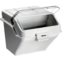 Bartscher 500387, Boîte de rangement, Transparent, Blanc, Rectangulaire, Polycarbonate (PC), Polypropylène (PP), Couleur unie, Intérieur