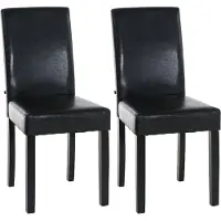 CLP set de 2 chaises de salle à manger Ina noir