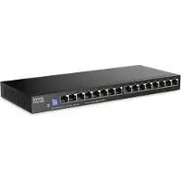 Zyxel GS1100-16ES-EU0101F 16-Port Gigabit Unmanaged Switch Slimline mit DIP Sele